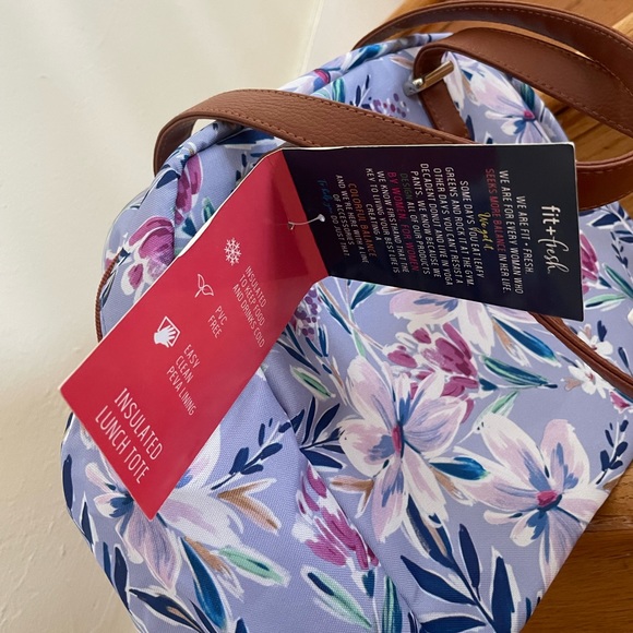 Fit and Fresh Floral Insulated Lunch Bag - Picture 9 of 15